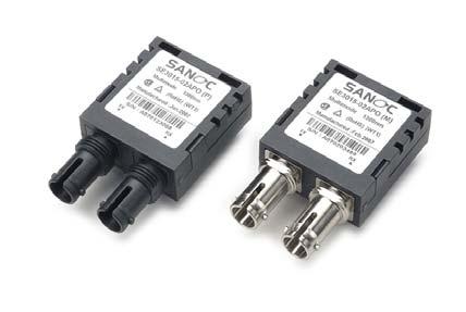 Description General The transceiver from SANOC is the industry standard 1 9 package with ST duplex fiber optical connector for serial optical data communications applications specify of ATM, Fast