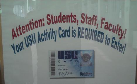 Swipe Every Student's Card There will be times when a student will ask you if they can enter the lab without their USU card. They usually ask you to just enter their A number into the card reader.