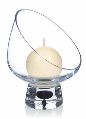 diameter Ivory Ball Candle included Description: Black Bubble Ball Candleholder Code: 1002340 Size: