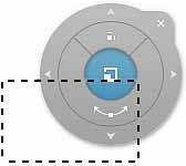 Move, rotate, or scale a selected area Use the Transform Layer puck to move, rotate, and scale content. Use one of the Selection tools, then the Transform Layer puck appears.