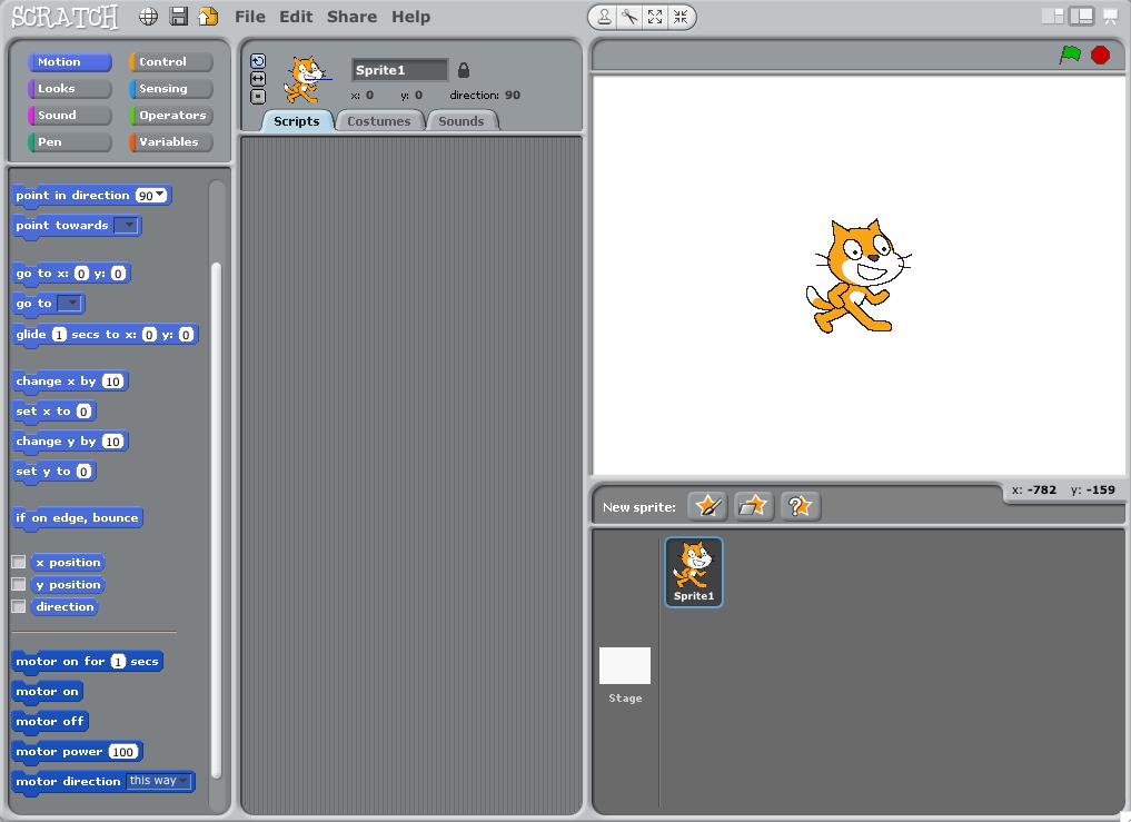 Using LEGO WeDo kits with Scratch Before you begin: 1. Download and install Scratch from h:p://scratch.mit.edu 2.