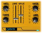 Chorus The Chorus effect can be used to "thicken" a single sound creating the impression that it contains multiple voices. The Chorus works by mixing delayed signals with the original signal.