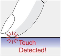 Sensitivity Tuning Over-Sensitive Optimally Sensitive Under-Sensitive If the sensor is reporting detect before contact with the touch surface, then the sensor is over sensitive.