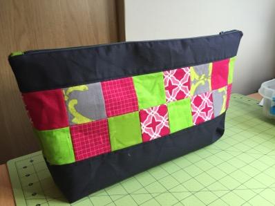 Zippered Patchwork Bag This is a great project for scraps and to practice working with zippers. Sadly, there s no magic trick to installing zippers well, you just have to practice!