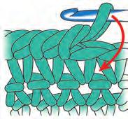 pull through first 2 loops on hook] twice, yarn over and pull through all 3 loops on hook (1 stitch decreased)