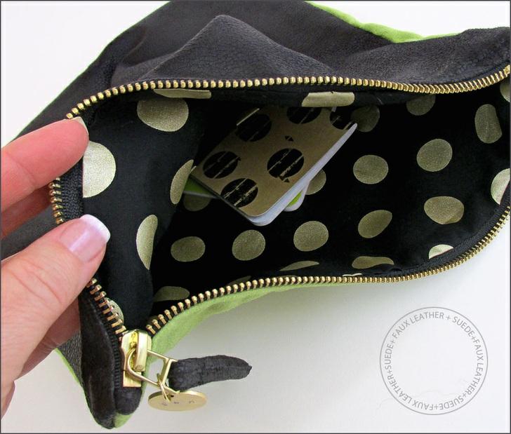 If you are new to working with faux leather, we have a good tutorial with tips and techniques: Sewing with Faux Leather.