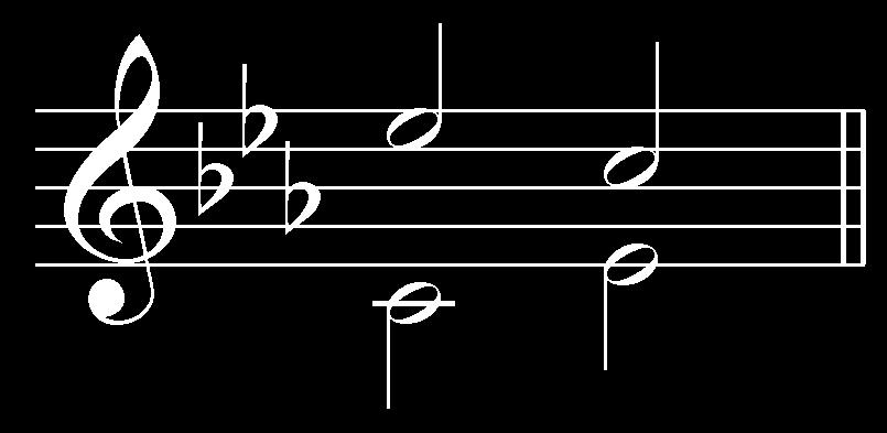 3 Exercise 8.1d: Given the following interval progression, where might a diatonic passing tone be inserted? Insert a valid diatonic passing tone.