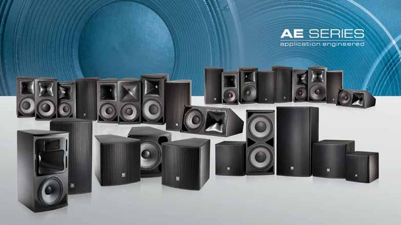 A E S E R I E S Application Engineered Series AE Series loudspeakers are ideal for a wide variety of fixed installation applications including performing arts facilities, theatrical sound design,