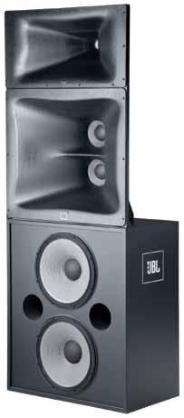 experience. Both systems feature a 150 watt, 4 titanium diaphragm high frequency driver on JBL s patented Optimized Aperture waveguide.