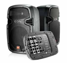P O R T A B L E P R O D U C T S EON 210P key features f PLUG-AND-PLAY f BUILT-IN 8-CHANNEL MIXER Whether you re making a presentation, teaching aerobics or a math class, performing stand-up comedy or