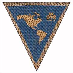 Note: Worn on the right arm above the elbow by Guides, Cadets and Rangers. Western Hemisphere Patch 1. X1043 2. Badges and Insignia Price List (1991) 3. 1991-1998 4.