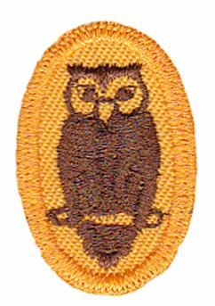 Note: Worn in or out of uniform by those who completed the Baden-Powell Challenge. Brownie Helper Badge 1. X1002 2. POR (1969) 3.