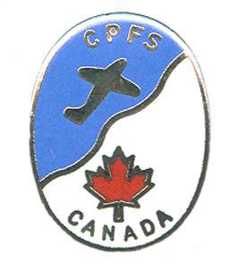 OF CANADA above in blue stitching and gold stars at the base. Text GIRL GUIDES in white stitching is below the ring.