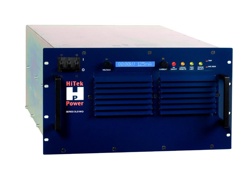 DESCRIPTION The Series OLS10KD range of high voltage power supplies recognises the requirement for high stability and very low ripple over a wide range of output voltages.