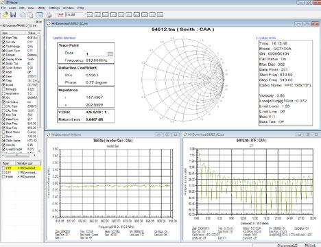 Application Software JDViewer Features Communicates with the analyzer via LAN or USB Retrieves measured or saved measurements Exports