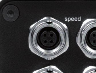 CHAPTER 6 THE SPEED CHANNEL n Speed read from the wheel EVO4 has two wheel speed inputs, in the same "speed" connector: n For