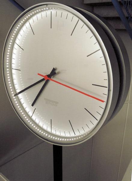 Decorative lighting by LED project:subway Clocks, Denmark technical