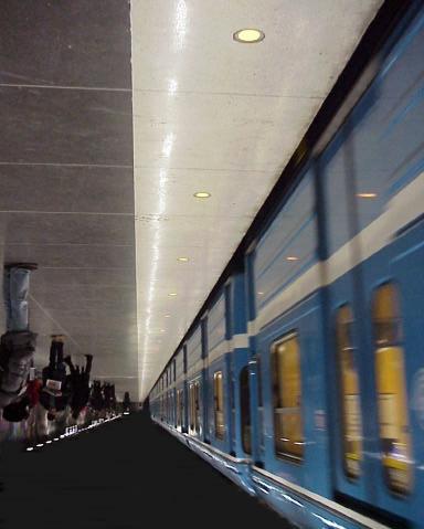 Safety light for subways - provided by LED Project: Swedish Subway,