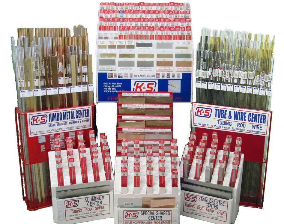 PRECISION METALS THE FULL LINE METAL SPECIALISTS 6917 West 59th Street Chicago, Illinois 60638 Phone 773/586-8503 Fax 773/586-8556 www.ksmetals.com THE USES ARE ENDLESS!