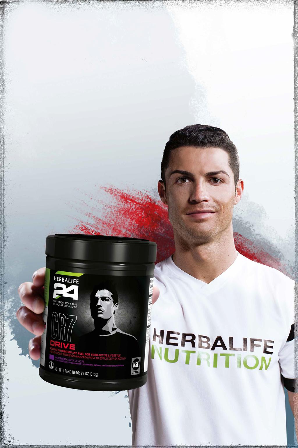 INTRODUCING CR7 DRIVE NO ARTIFICIAL FLAVORS OR SWEETENERS BIOAVAILABLE ELECTROLYTES CARBOHYDRATES FOR ENERGY SUBTLE, REFRESHING FLAVOR Cristiano ronaldo
