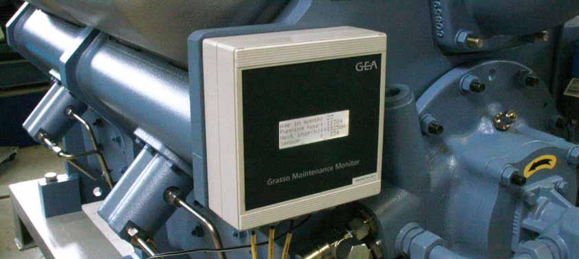 GEA Grasso Maintenance Monitor GEA Aftersales The GEA Grasso V series compressor is equipped with the GEA Grasso Maintenance Monitor (GMM) as a standard execution.