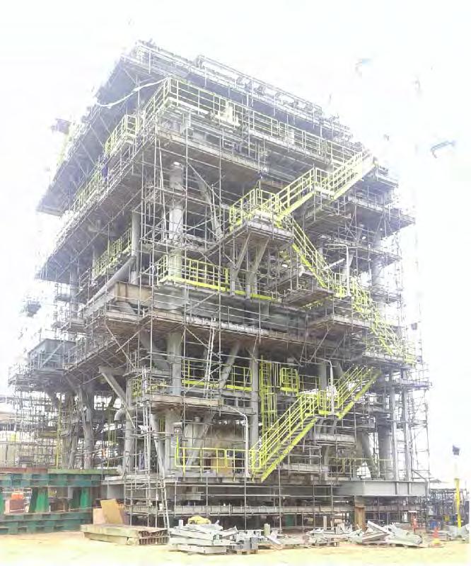 CONSTRUCTION EXPERIENCE LIST No Client Periode Summary Of work 14 Yinson Production PTE LTD Working under VME Process at WWE Yard Tanjung Sengkuang Batam July 2015 - M ay 2016 Eni - GANA OCTP