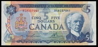 1973 Bank of Canada $1 Sheet of 40 Notes. CH BC-46b. AU/UNC. BFD Prefix. 40 Notes. 1030. 1973 Bank of Canada $1 Sheet of 40 Notes. CH BC-46b. AU/UNC. BFD Prefix. 40 Notes. 1031.