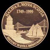 40mm, 24kt, 1.00 AGW. $1,200-$1,400 1148. 2003 APNA Bridgewater Gold Medal.
