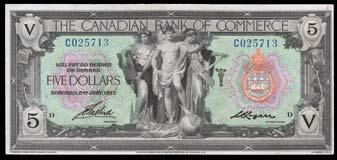 Lot # Description Estimate Lot # Description Estimate 748. 1917 Canadian Bank of Commerce $10. CH 75-16-04-12b. F/F+. S/N:B078425/D. $300-$400 740. 1917 Canadian Bank of Commerce $5. CH 75-16-04-06.