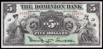 CH 185-18-06. Fine. S/N:55739/B. $800-$1,000 778. 1910 Dominion Bank $10.