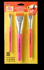 Package size: 8 7 8" x 4¾" x ¾" 12917 4" Brush Applicator Ideal for furniture, canvases,