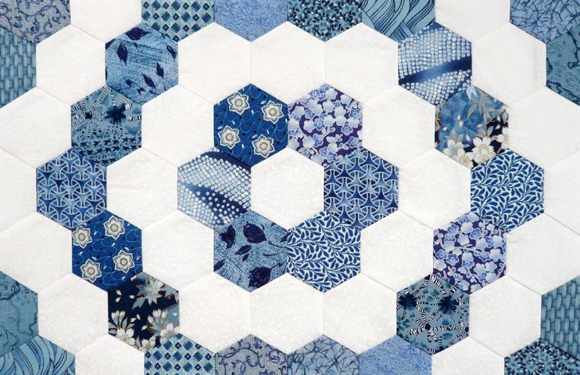 Place mat approximately 12 x 18 inches made with 1.25 inch hexagons. 1.25 INCH HEXAGONS inklingo info FORMAT Download with online activation SHAPES (NEXT PAGE) 1.25 inch 60 hexagon 1.
