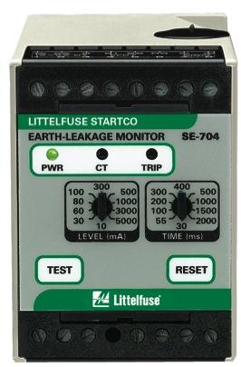 Ground-Fault Protection for VFD s on High-Resistance-Grounded Systems SE-701 Ground-Fault Monitor Pickup: 50 ma to?
