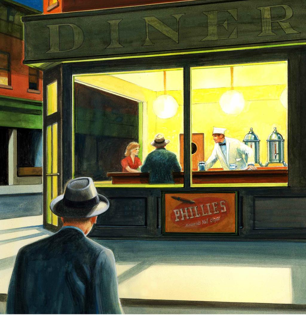 The author also states that many artists during Hopper s lifetime were experimenting with abstract art Cubism, Dadaism, and Surrealism.