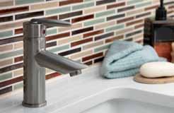To reflect your personal style, choose from a variety of styles and finishes all available at deltafaucet.com.