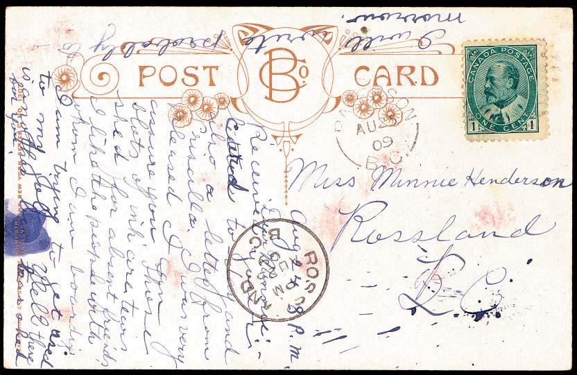 Edward postcard to Barrow in Furness,