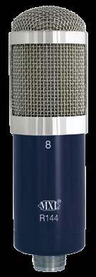 ribbon mics condenser mics r144 Ribbon Microphone V177 Low-Noise Large Diaphragm Condenser Mic 6.75 in / 171 mm The MXL R144 gives instruments a smooth finish.