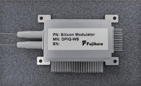 This waveguide thus functions as both of a polarization rotator and a combiner. By connecting Ports 1 and 2 to two IQ modulators, polarization multiplexed modulated signals can be output from Port 3.
