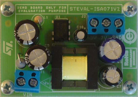 User manual 4 W non-isolated, wide input-voltage range SMPS demonstration board based on the VIPer16 Introduction The purpose of this document is to provide information for the STEVAL-ISA071V2