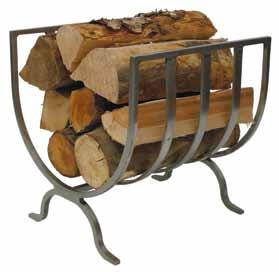 Log Holders 19 Broughton Log Holder Steel A functional design that doubles a log carrier and holder fabricated from