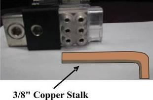 C6 Copper stalks for LV
