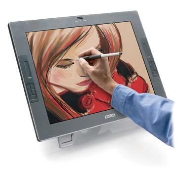 Because of the need for a more ergonomic work environment, in December 2005 he purchased a Cintiq 21UX from Wacom reseller Safe Harbor Computers.