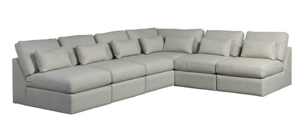 4 MODERN LIVING MODERN LIVING 5 CORSO SECTIONAL SERIES DESIGN YOUR OWN SERIES Contemporary style with modular flexibility, this Corso sectional provides both extreme comfort and the opportunity to