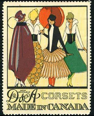 1914 D & A non rustable corsets, Quebec City