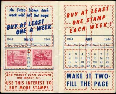There are many other pages including 1944 and 1945 calendars as well as full details on