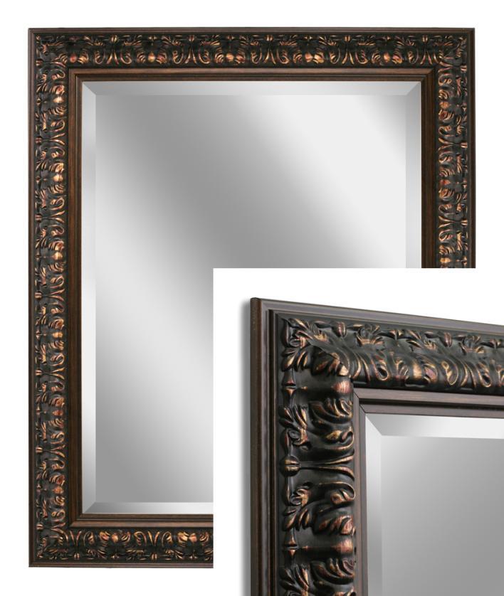Bronze Ornate Features: 3 ½ Traditional Ornate Frame Champagne Silver finish Deep embossed profile