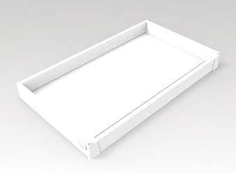 L BAGOFCOMPONENTS FORINTERIORHDRAWERFRONT WHITE 470331 Each bag contains internal drawer front connectors.