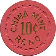 Lot #016 10 China Mint, Reno Catalog #: N5014 Mold: Small Crown Condition: Slightly Used Est.