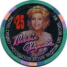 Lot #029 $25 Debbie Reynolds Casino, Las Vegas Catalog #: N2715 Mold: Hat & Cane Condition: Slightly Used Est.