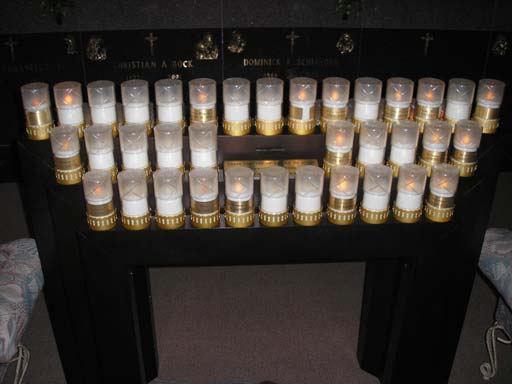 2 Memorial Candles are